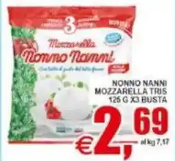 Pewex Nonno nanni mozzarella tris offerta