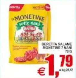 Pewex Beretta salame monetine 7 nani offerta