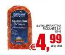 Pewex S.vinc.spianatina piccante s.v. offerta
