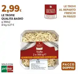 Basko Le trofie qualità BASKO offerta