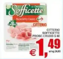 Pewex Citterio sofficette prosc.crudo offerta