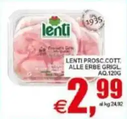 Pewex Lenti prosc cott alle erbe grigl. aq offerta
