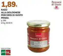 Basko Ragù alla bolognese percorsi di gusto PRIMIA offerta