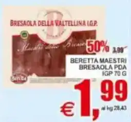 Pewex Beretta maestri bresaola pda igp offerta