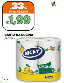 Ekom Nicky carta da cucina offerta