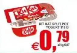 Pewex Kit kat split pot yogurt offerta
