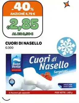 Ekom Buon vento cuori di nasello offerta