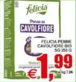 Pewex Felicia penne cavolfiore bio sg offerta