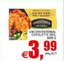Pewex Unconventional cotolette veg. offerta
