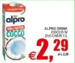 Pewex Alpro drink cocco s/zuccheri offerta