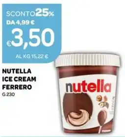 Ekom Nutella ice cream FERRERO offerta