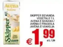 Pewex Skipper bevanda vegetale avena e banana/ avena e fragola avena e vaniglia offerta