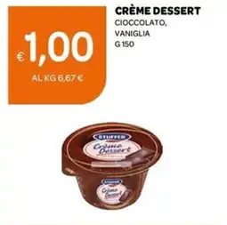 Ekom Stuffer crème dessert cioccolato, vaniglia offerta