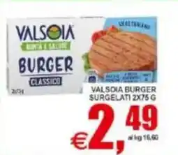 Pewex Valsoia burger surgelati offerta