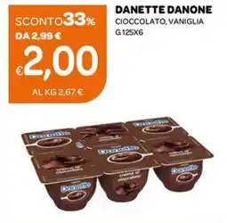 Ekom Danette danone cioccolato, vaniglia offerta