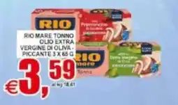 Pewex Rio mare tonno olio extra vergine di oliva piccante offerta