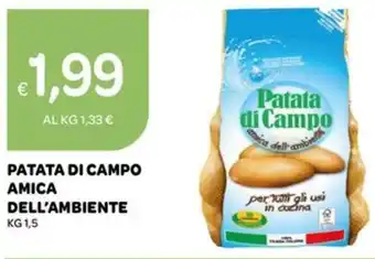 Patata di campo amica dell'ambiente