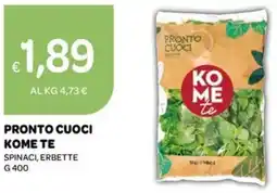 Ekom Pronto cuoci KOME TE offerta