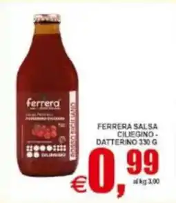 Pewex Ferrera salsa ciliegino datterino offerta