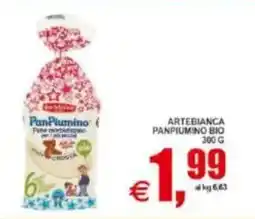 Pewex Artebianca panpiumino bio offerta