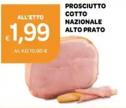 Ekom Prosciutto cotto nazionale alto prato offerta