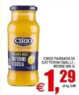 Pewex Cirio passata di datterini gialli, rossi offerta
