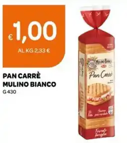 Ekom Pan carre MULINO BIANCO offerta