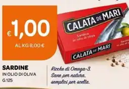 Ekom Calata de mari sardine in olio di oliva offerta