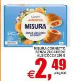 Pewex Misura cornetto senza zucchero albicocca offerta