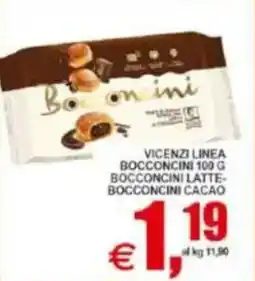 Pewex Vicenzi linea bocconcini bocconcini latte bocconcini cacao offerta