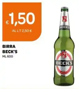 Ekom Birra BECK'S offerta