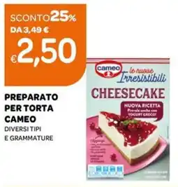Ekom Preparato per torta CAMEO offerta