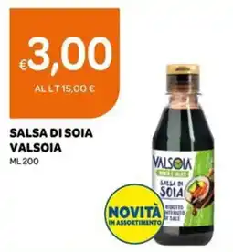 Ekom Salsa di soia VALSOIA offerta