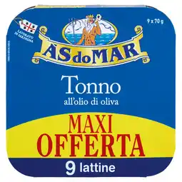 Spazio Conad TONNO ALL'OLIO DI OLIVA AS DO MAR offerta