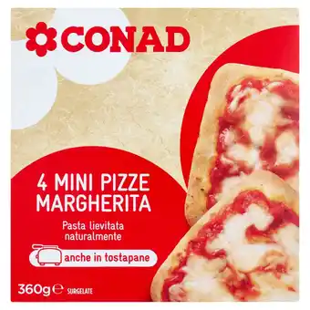 Spazio Conad MINI PIZZE MARGHERITA CONAD offerta