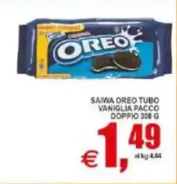 Pewex Saiwa oreo tubo vaniglia pacco doppio offerta