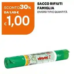 Ekom Sacco rifiuti famiglia offerta