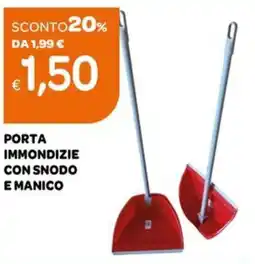 Ekom Porta immondizie con snodo e manico offerta