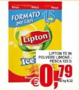 Pewex Lipton te in polvere limone pesca offerta