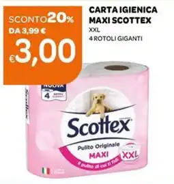 Ekom Carta igienica maxi SCOTTEX XXL offerta