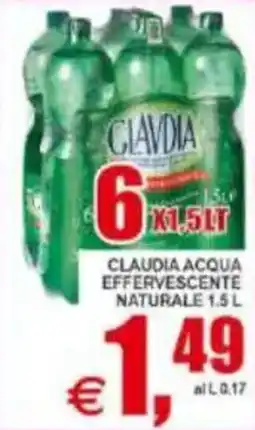 Pewex Claudia acqua effervescente naturale offerta