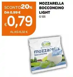 Ekom Montefelice mozzarella bocconcino light offerta
