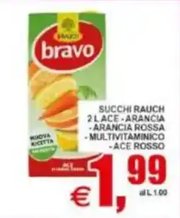 Pewex Succhi rauch ace, arancia, arancia rossa offerta
