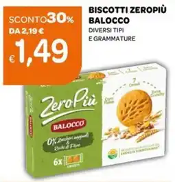 Ekom Biscotti zeropiù BALOCCO offerta