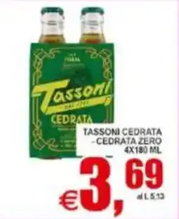 Pewex Tassoni cedrata cedrata zero offerta