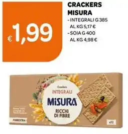 Ekom Crackers MISURA offerta
