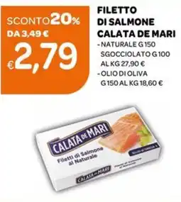 Ekom Filetto di salmone CALATA DE MARI offerta