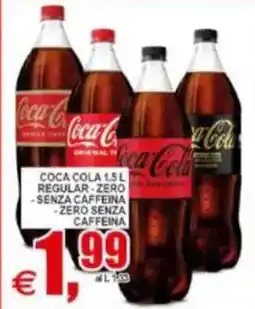 Pewex Coca cola regular, zero, senza caffeina, zero senza caffeina offerta