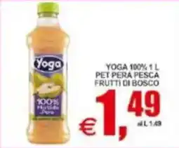 Pewex Yoga 100% pet pera pesca frutti di bosco offerta