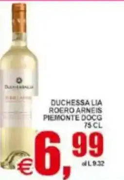 Pewex Duchessalia roero arneis piemonte docg offerta